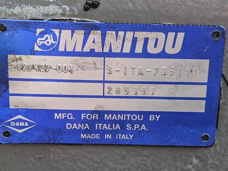 Manitou MT932-Spicer Dana 212/427-003-Axle/Achse/As - Eixo e peças por Máquina de construção: foto 5 Manitou MT932-Spicer Dana 212/427-003-Axle/Achse/As - Eixo e peças por Máquina de construção: foto 5