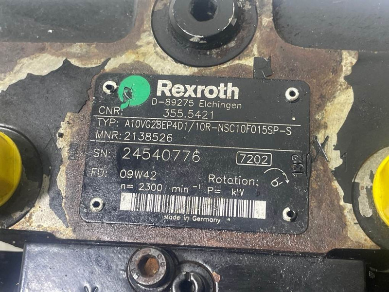 Rexroth A10VG28EP4D1/10R-Drive pump/Fahrpumpe/Rijpomp - Hidráulica por Máquina de construção: foto 4 Rexroth A10VG28EP4D1/10R-Drive pump/Fahrpumpe/Rijpomp - Hidráulica por Máquina de construção: foto 4