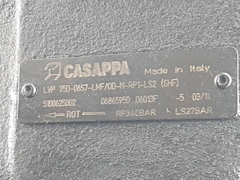 Terex TL210-5100625002-Casappa LVP75D-Load sensing pump - Hidráulica por Máquina de construção: foto 4 Terex TL210-5100625002-Casappa LVP75D-Load sensing pump - Hidráulica por Máquina de construção: foto 4