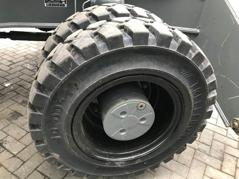 Jantes e pneus por Máquina de construção novo Trelleborg 10.00-20 Dual excavator solid-Tyre/Reifen/Banden: foto 8