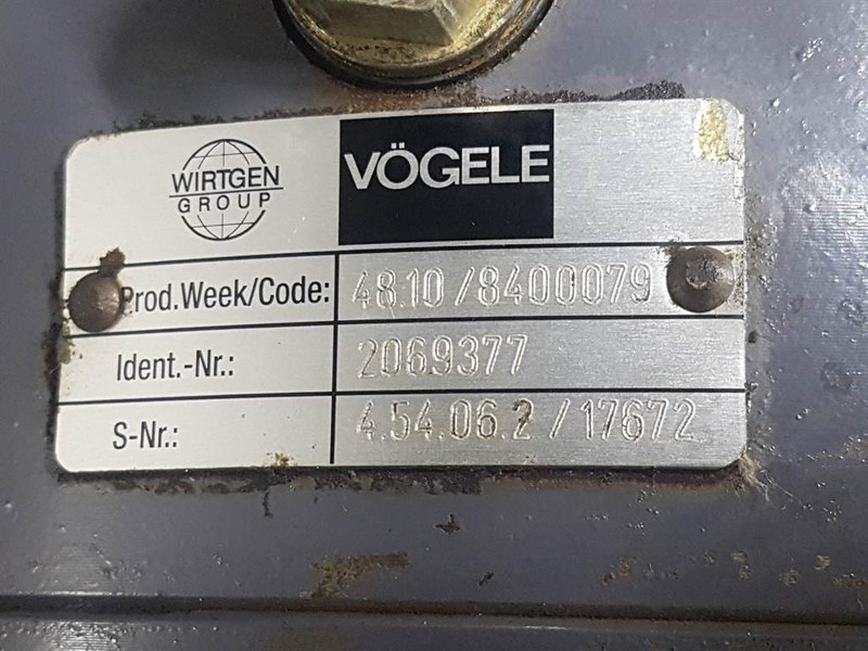 Vögele -Wirtgen 2069377-Reductor/Gearbox/Getriebe - Hidráulica por Máquina de construção: foto 5 Vögele -Wirtgen 2069377-Reductor/Gearbox/Getriebe - Hidráulica por Máquina de construção: foto 5