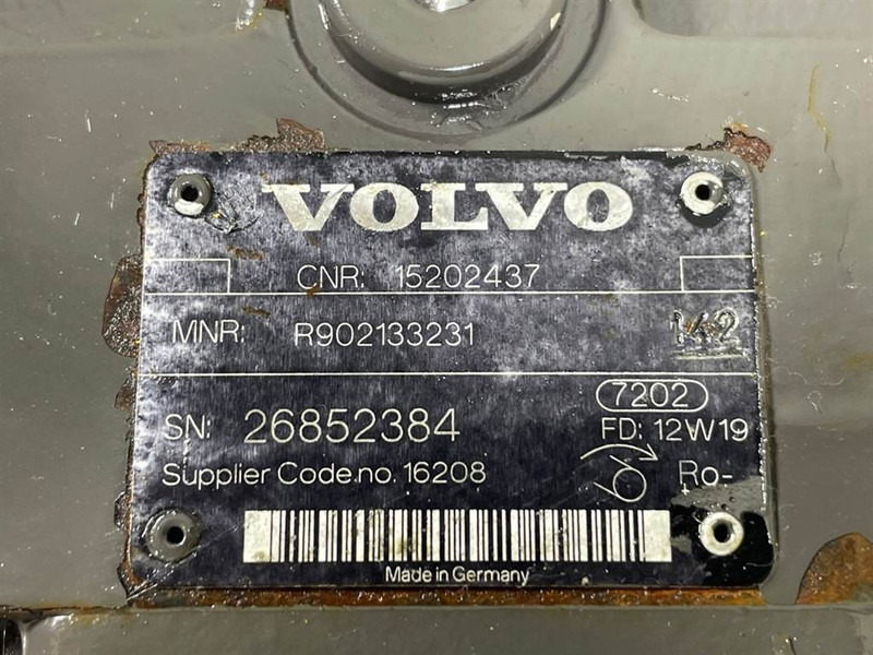Volvo L50G-15202437-Drive pump/Fahrpumpe/Rijpomp - Hidráulica por Máquina de construção: foto 5 Volvo L50G-15202437-Drive pump/Fahrpumpe/Rijpomp - Hidráulica por Máquina de construção: foto 5