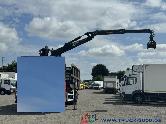 Abrollcontainer + Kran Jonsered 1020 7,3m = 1,4t - Camião polibenne, Camião grua: foto 2 Abrollcontainer + Kran Jonsered 1020 7,3m = 1,4t - Camião polibenne, Camião grua: foto 2