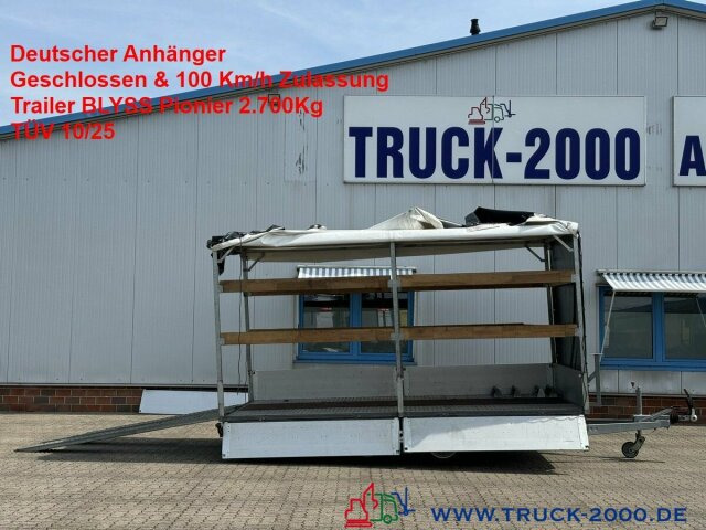 Blyss Pionier Trailer 2.700Kg GESCHLOSSEN 100 Km/h - Reboque transporte de veículos: foto 1 Blyss Pionier Trailer 2.700Kg GESCHLOSSEN 100 Km/h - Reboque transporte de veículos: foto 1