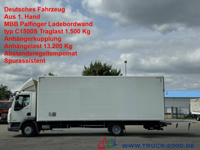 DAF LF 250 MBB Palfinger LBW 1.500 Kg AHK Tempomat - Camião furgão: foto 1 DAF LF 250 MBB Palfinger LBW 1.500 Kg AHK Tempomat - Camião furgão: foto 1