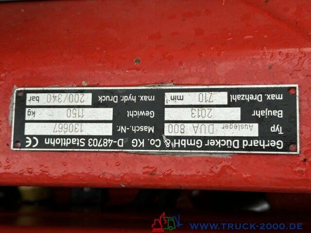 Dücker Unimog Dücker Mähkombi RSM Mäher Ausleger DUA800 - Limpa bermas: foto 5 Dücker Unimog Dücker Mähkombi RSM Mäher Ausleger DUA800 - Limpa bermas: foto 5