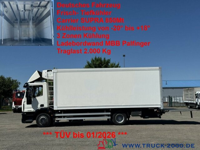 Iveco 120E22 Frisch- Tiefkühler Supra850MT 3Zonen +LBW - Camião frigorífico: foto 1 Iveco 120E22 Frisch- Tiefkühler Supra850MT 3Zonen +LBW - Camião frigorífico: foto 1