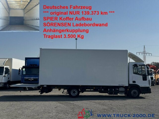Iveco 75E18 Koffer & LBW original NUR 139.373 Km - Carrinha de contentor: foto 1 Iveco 75E18 Koffer & LBW original NUR 139.373 Km - Carrinha de contentor: foto 1