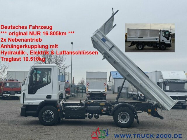 Iveco 80-210 Meiller 3 Seiten 3 Sitze AHK NUR 16 TKM - Camião basculante: foto 1 Iveco 80-210 Meiller 3 Seiten 3 Sitze AHK NUR 16 TKM - Camião basculante: foto 1