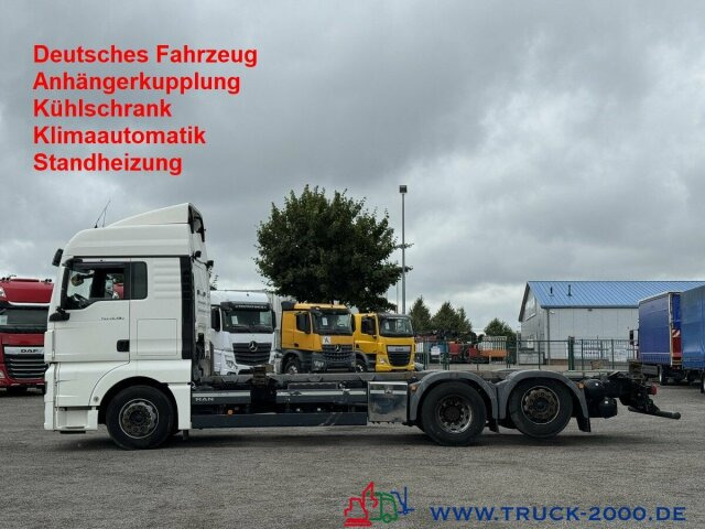 MAN TGX 26.480 XLX BDF Haus Bett Hub Multi Wechsler - Camião transportador de contêineres/ Caixa móvel: foto 1 MAN TGX 26.480 XLX BDF Haus Bett Hub Multi Wechsler - Camião transportador de contêineres/ Caixa móvel: foto 1