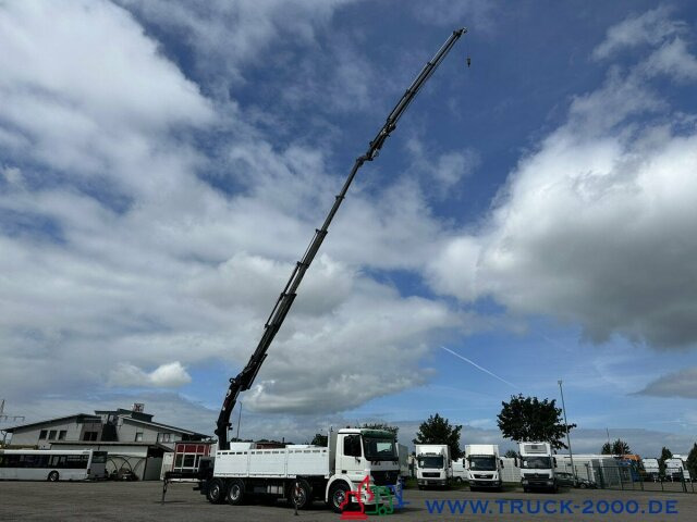 Mercedes-Benz Actros 3244 Hiab 377 FlyJib+ Winde Hakenhöhe 30m - Camião de caixa aberta/ Plataforma, Camião grua: foto 3 Mercedes-Benz Actros 3244 Hiab 377 FlyJib+ Winde Hakenhöhe 30m - Camião de caixa aberta/ Plataforma, Camião grua: foto 3