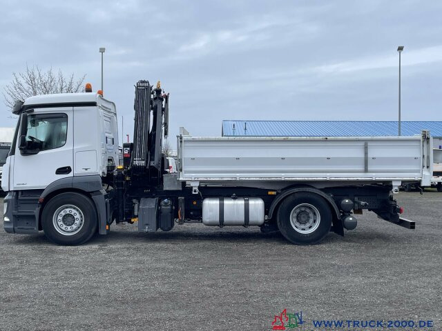 Camião basculante, Camião grua Mercedes-Benz Antos 1830 Hiab X-HIDUO138E2 Kran +FB 5+6 Kreis: foto 15