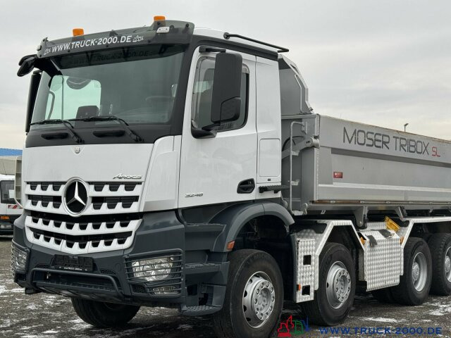 Camião basculante Mercedes-Benz Arocs 3248 8x4/4 Moser 3 Seiten Kipper Retarder: foto 9