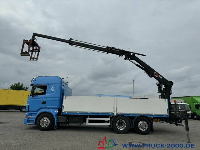 Scania R 560 V8 Kran HIAB 185K hebt bei 11m = 1.500kg - Camião de caixa aberta/ Plataforma, Camião grua: foto 5 Scania R 560 V8 Kran HIAB 185K hebt bei 11m = 1.500kg - Camião de caixa aberta/ Plataforma, Camião grua: foto 5