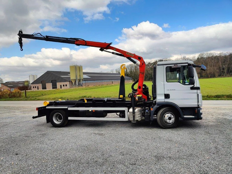 MAN TGL 12.250 Containersysteem Jimeca met kraan Palfinger PK4501 - Camião polibenne, Camião grua: foto 4 MAN TGL 12.250 Containersysteem Jimeca met kraan Palfinger PK4501 - Camião polibenne, Camião grua: foto 4