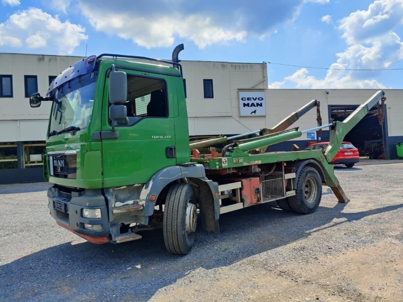 Camião multibenne MAN TGM 18.340 Euro5 Afzetsysteem Hyvalift: foto 7