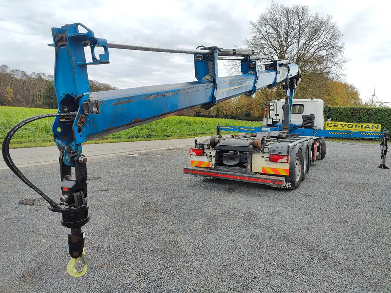 Scania P360 8x2 Tridem container Crane HIAB 244 - Camião polibenne, Camião grua: foto 3 Scania P360 8x2 Tridem container Crane HIAB 244 - Camião polibenne, Camião grua: foto 3