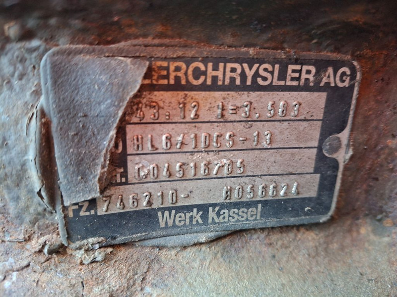 Mercedes-Benz HL6/1DCS-13 - Eixo traseiro: foto 5 Mercedes-Benz HL6/1DCS-13 - Eixo traseiro: foto 5