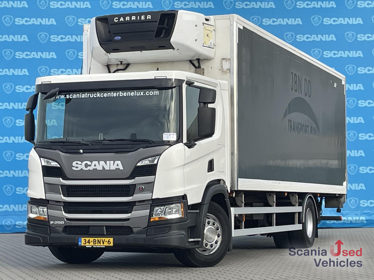 SCANIA P 250 B4x2LA FRIGO -27 TAIL LIFT 1.5T 815X251X244C - Camião frigorífico: foto 1 SCANIA P 250 B4x2LA FRIGO -27 TAIL LIFT 1.5T 815X251X244C - Camião frigorífico: foto 1