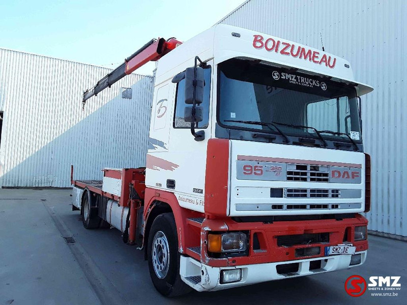 DAF 95 360 palfinger pk 080-3 - Camião de caixa aberta/ Plataforma, Camião grua: foto 1 DAF 95 360 palfinger pk 080-3 - Camião de caixa aberta/ Plataforma, Camião grua: foto 1