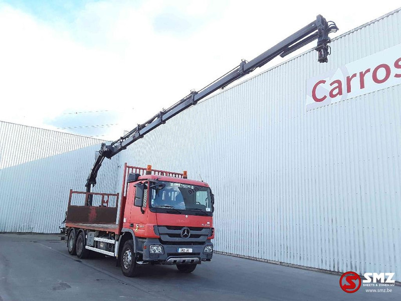 Mercedes-Benz Actros 2641 HIAB 166 ES_5 + remote - Camião de caixa aberta/ Plataforma, Camião grua: foto 1 Mercedes-Benz Actros 2641 HIAB 166 ES_5 + remote - Camião de caixa aberta/ Plataforma, Camião grua: foto 1