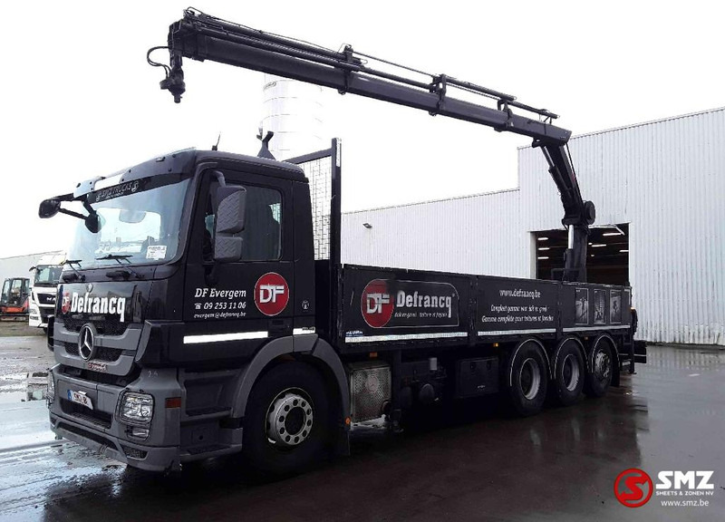 Mercedes-Benz Actros 3236 hiab 166-5remote - Camião de caixa aberta/ Plataforma, Camião grua: foto 5 Mercedes-Benz Actros 3236 hiab 166-5remote - Camião de caixa aberta/ Plataforma, Camião grua: foto 5