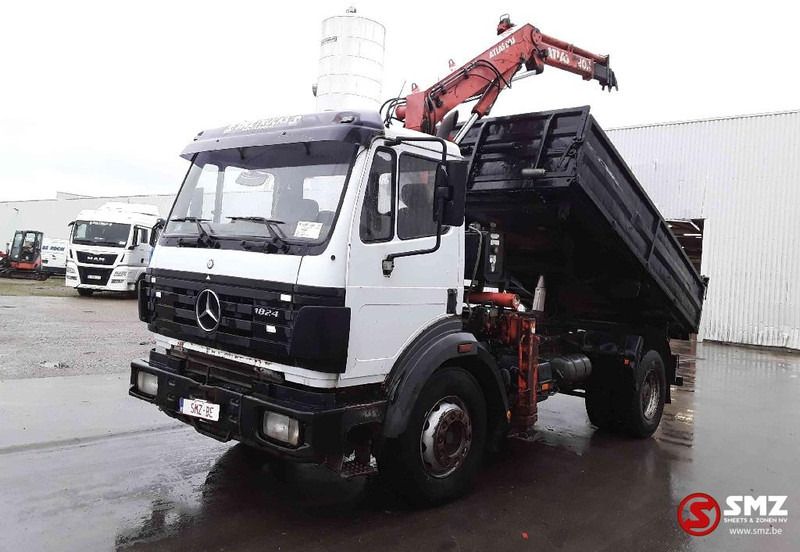 Mercedes-Benz SK 1824 lames grue Atlas Ak 80-1 - Camião basculante, Camião grua: foto 3 Mercedes-Benz SK 1824 lames grue Atlas Ak 80-1 - Camião basculante, Camião grua: foto 3