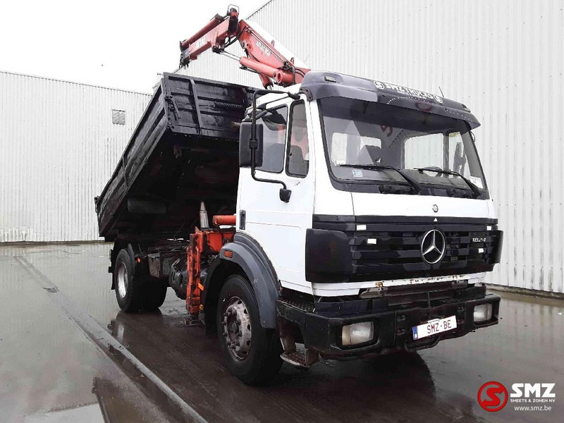 Mercedes-Benz SK 1824 lames grue Atlas Ak 80-1 - Camião basculante, Camião grua: foto 1 Mercedes-Benz SK 1824 lames grue Atlas Ak 80-1 - Camião basculante, Camião grua: foto 1