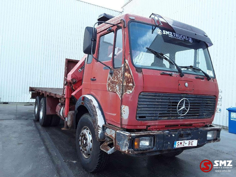 Mercedes-Benz SK 2635 6x4 +marrel 1703 - Camião de caixa aberta/ Plataforma, Camião grua: foto 1 Mercedes-Benz SK 2635 6x4 +marrel 1703 - Camião de caixa aberta/ Plataforma, Camião grua: foto 1