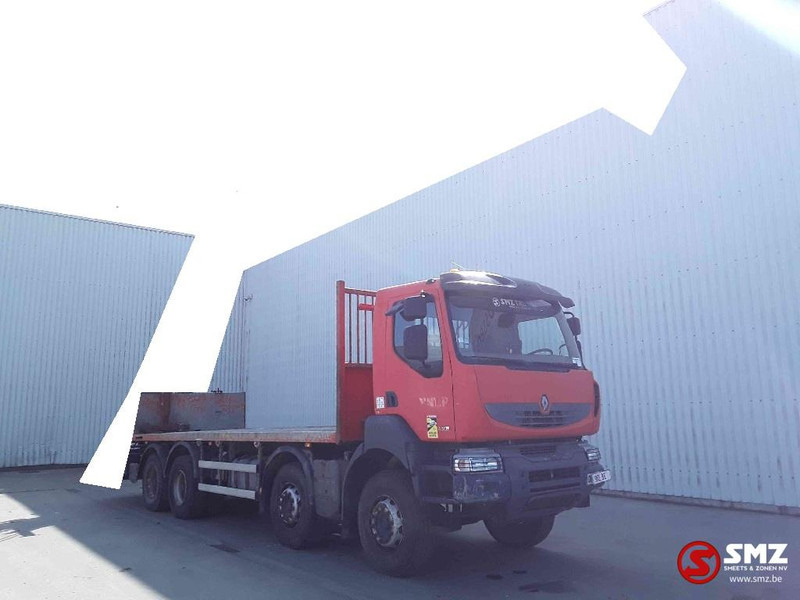 Renault Kerax 430 8x4 - Camião de caixa aberta/ Plataforma, Camião grua: foto 1 Renault Kerax 430 8x4 - Camião de caixa aberta/ Plataforma, Camião grua: foto 1