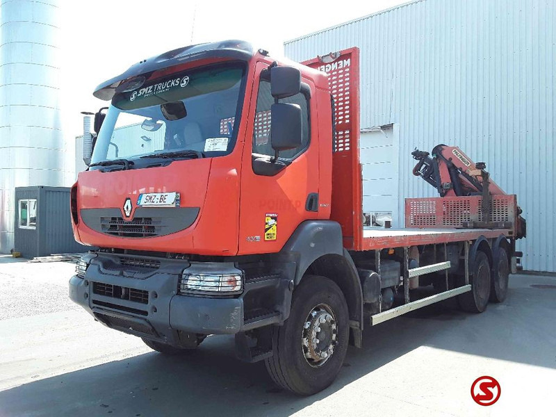 Renault Kerax 430 Palfinger Pk18002 - Camião de caixa aberta/ Plataforma, Camião grua: foto 3 Renault Kerax 430 Palfinger Pk18002 - Camião de caixa aberta/ Plataforma, Camião grua: foto 3