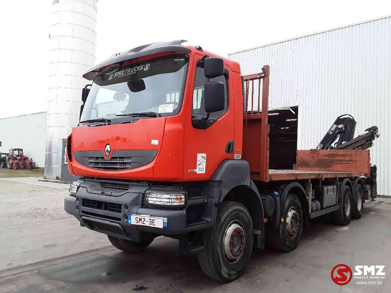 Renault Kerax 430 hiab 166 B- +remote - Camião de caixa aberta/ Plataforma, Camião grua: foto 3 Renault Kerax 430 hiab 166 B- +remote - Camião de caixa aberta/ Plataforma, Camião grua: foto 3