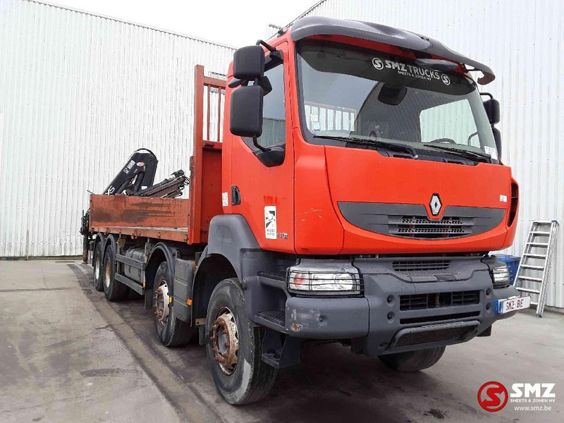 Renault Kerax 430 hiab 166 B- +remote - Camião de caixa aberta/ Plataforma, Camião grua: foto 1 Renault Kerax 430 hiab 166 B- +remote - Camião de caixa aberta/ Plataforma, Camião grua: foto 1