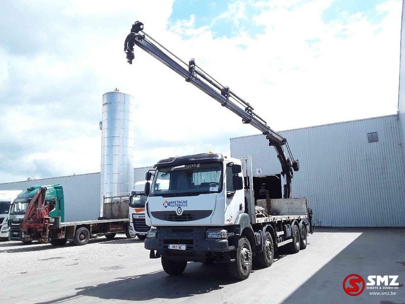 Renault Kerax 430 hiab 211 /4 +remote - Camião de caixa aberta/ Plataforma, Camião grua: foto 3 Renault Kerax 430 hiab 211 /4 +remote - Camião de caixa aberta/ Plataforma, Camião grua: foto 3