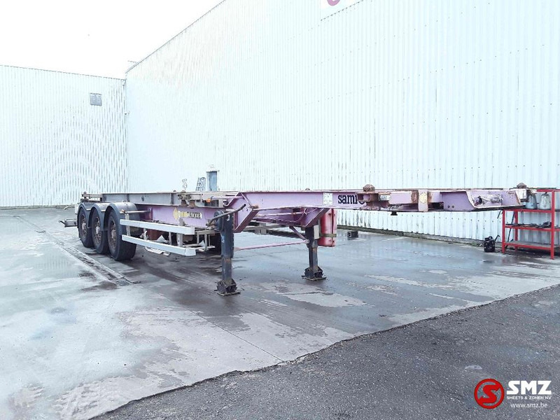 Samro Oplegger - Semi-reboque transportador de contêineres/ Caixa móvel: foto 1 Samro Oplegger - Semi-reboque transportador de contêineres/ Caixa móvel: foto 1