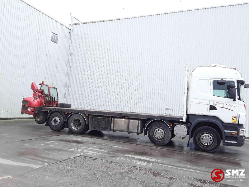 Scania R 420 8x2 +manitou TMT 25.20 - Camião de caixa aberta/ Plataforma: foto 4 Scania R 420 8x2 +manitou TMT 25.20 - Camião de caixa aberta/ Plataforma: foto 4