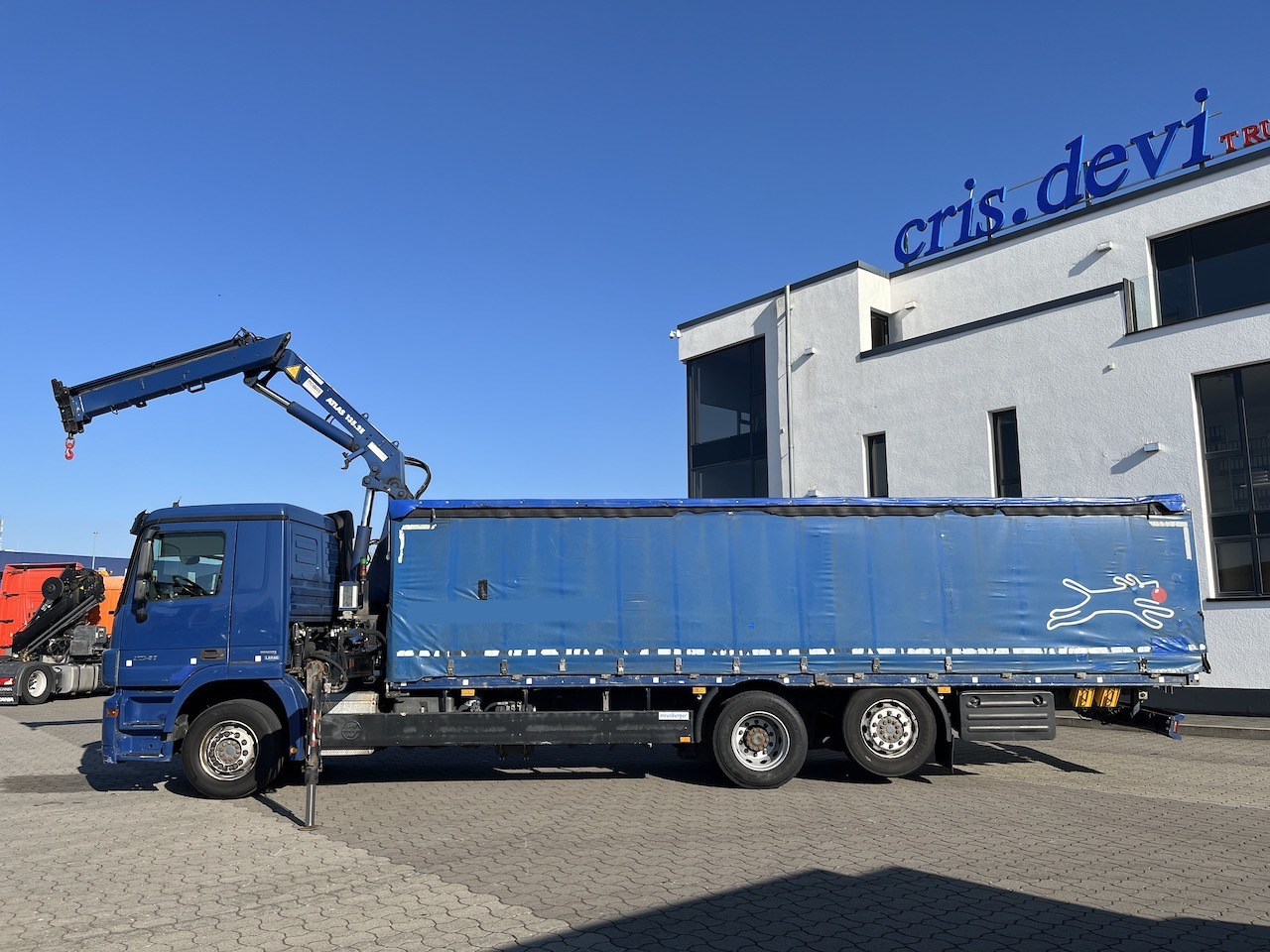 Mercedes-Benz 2541 6x2 Atlas 135.2E Pritsche 8,20 m Ausziehbar - Camião de lona, Camião grua: foto 5 Mercedes-Benz 2541 6x2 Atlas 135.2E Pritsche 8,20 m Ausziehbar - Camião de lona, Camião grua: foto 5