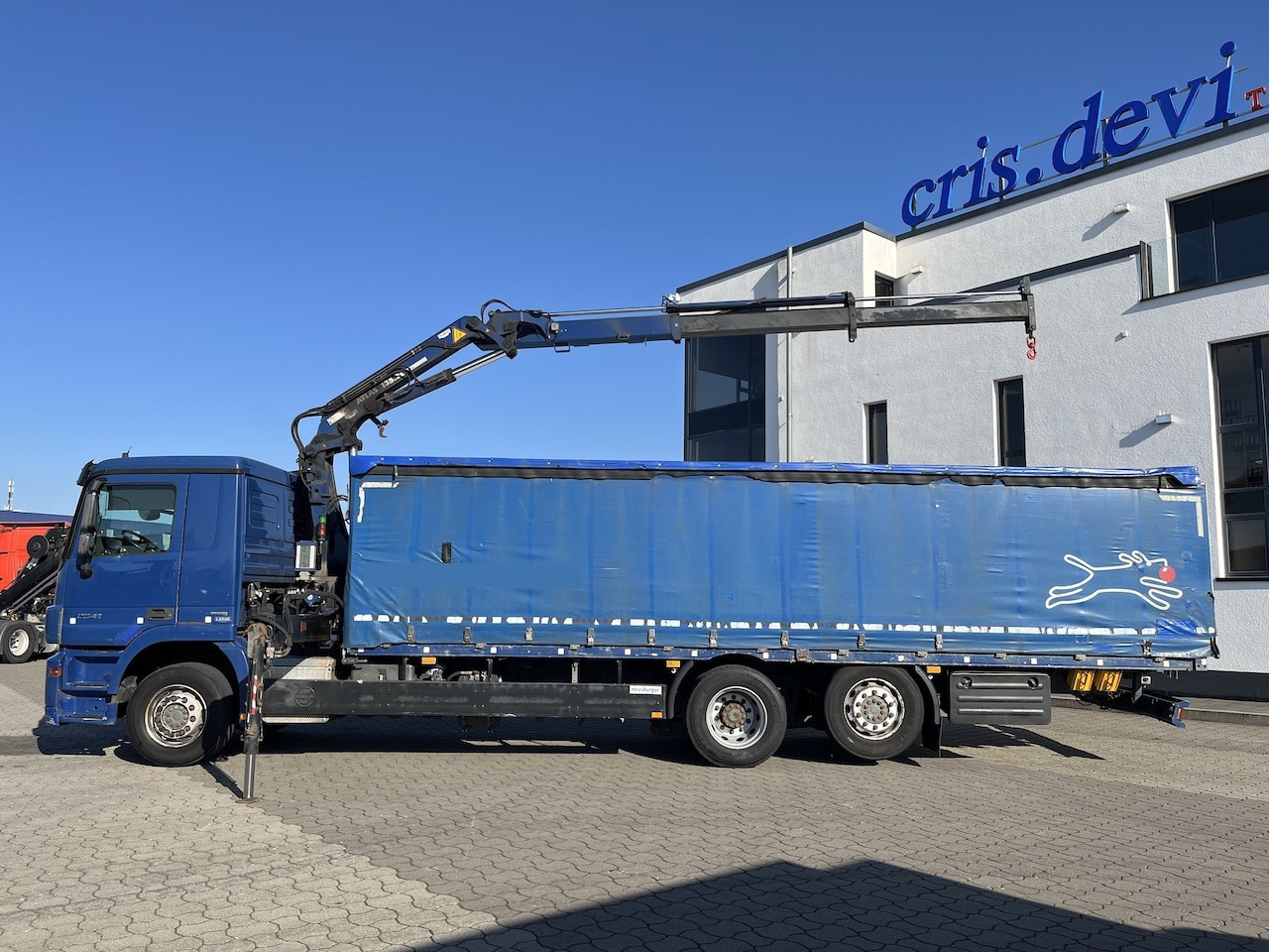 Mercedes-Benz 2541 6x2 Atlas 135.2E Pritsche 8,20 m Ausziehbar - Camião de lona, Camião grua: foto 4 Mercedes-Benz 2541 6x2 Atlas 135.2E Pritsche 8,20 m Ausziehbar - Camião de lona, Camião grua: foto 4