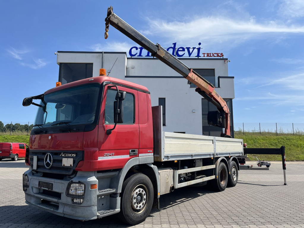 Mercedes-Benz 2641 6x2 Palfinger PK 18500 - Camião grua, Camião de caixa aberta/ Plataforma: foto 1 Mercedes-Benz 2641 6x2 Palfinger PK 18500 - Camião grua, Camião de caixa aberta/ Plataforma: foto 1