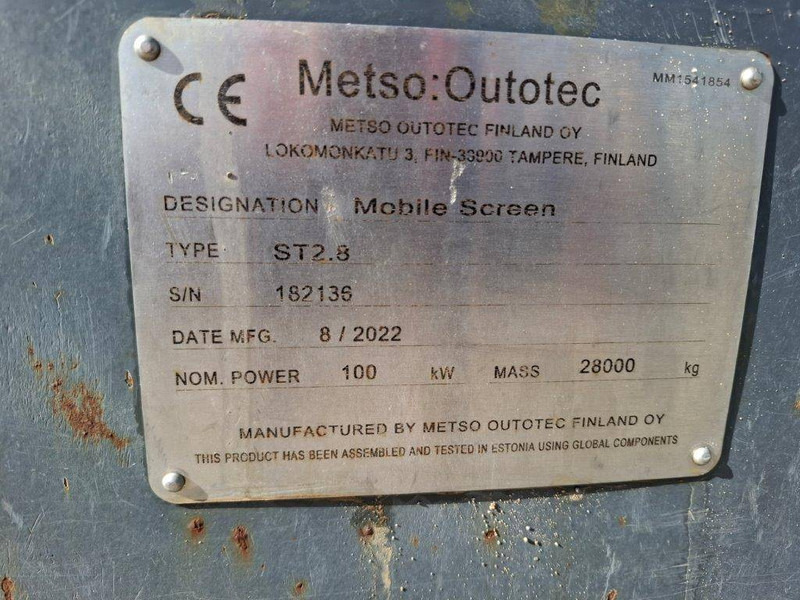 Peneira vibratória Metso ST 2.8: foto 7
