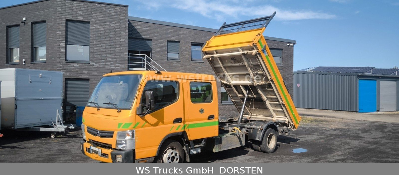 Carrinha basculante, Carrinha cabine dupla Mitsubishi Canter-DREISEITENKIPPER-DoKa-7.SITZER-EURO6: foto 13