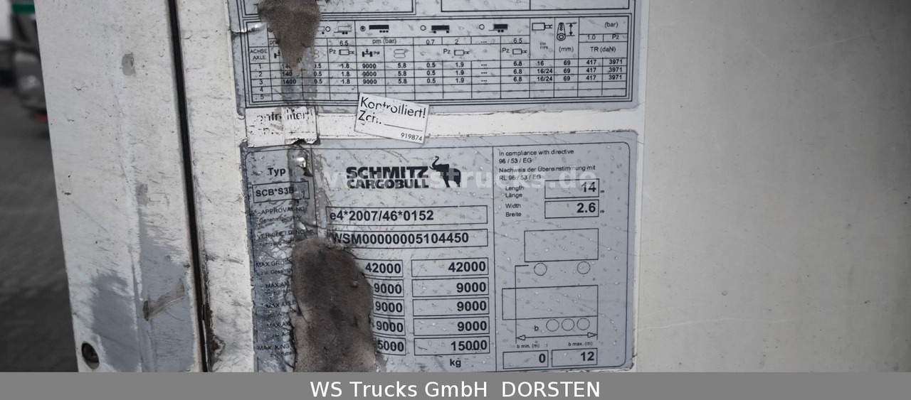 Semi-reboque frigorífico Schmitz Cargobull SKO 24 Kühlauflieger | Rohrbahn Vector 1850Mt: foto 6