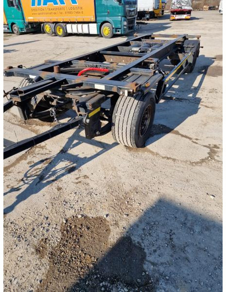 Kögel Lafette JUMBO Drehschemel Lafette 1m Abstellhöhe - Reboque transportador de contêineres/ Caixa móvel: foto 1 Kögel Lafette JUMBO Drehschemel Lafette 1m Abstellhöhe - Reboque transportador de contêineres/ Caixa móvel: foto 1