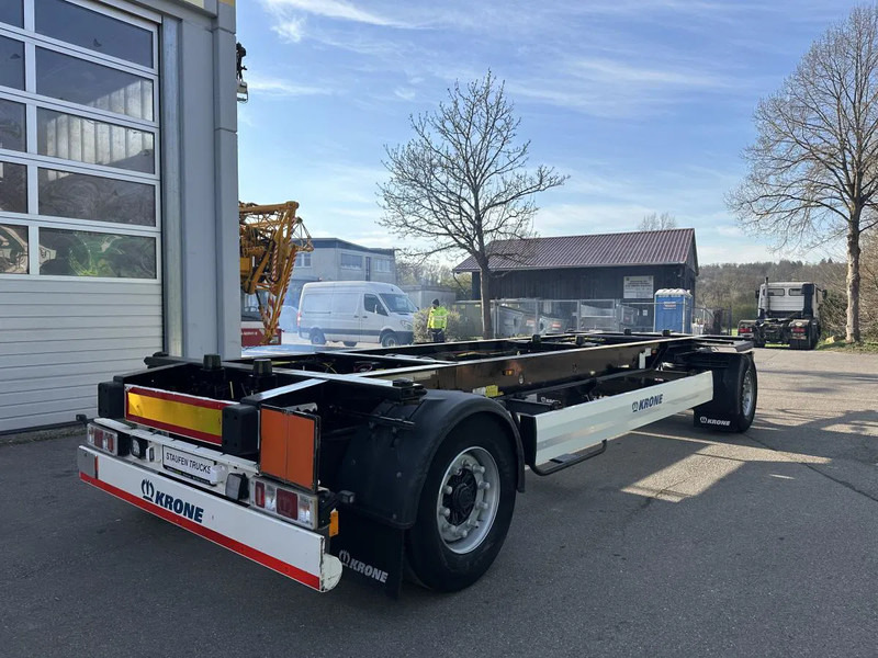 Krone 10 x Jumbo Lafette deutsche Anh. TÜV NEU! 10 x Jumbo Lafette deutsche Anh. TÜV NEU! - Reboque transportador de contêineres/ Caixa móvel: foto 5 Krone 10 x Jumbo Lafette deutsche Anh. TÜV NEU! 10 x Jumbo Lafette deutsche Anh. TÜV NEU! - Reboque transportador de contêineres/ Caixa móvel: foto 5