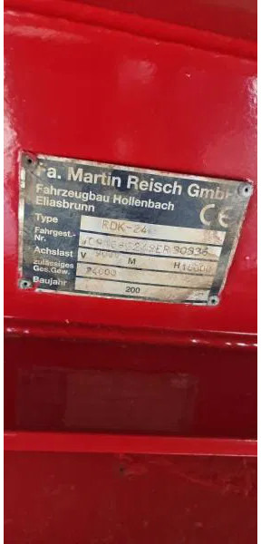 Reboque basculante Reisch 3- Achs 3-Seiten 20 m³ Kippanhänger Alu/Stahl 3- Achs 3-Seiten 20 m³ Kippanhänger Alu/Stahl: foto 16