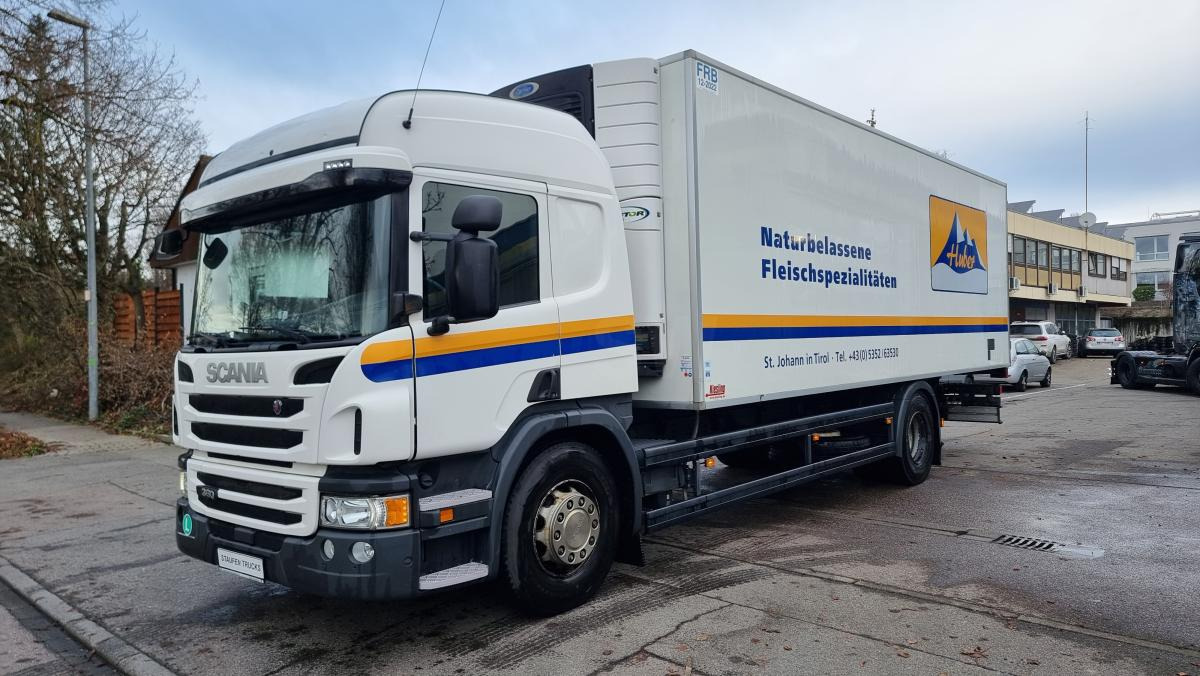 Scania P 360 4X2 Fleisch Rohrbahnen Carrier Vector 1550 - Camião frigorífico: foto 1 Scania P 360 4X2 Fleisch Rohrbahnen Carrier Vector 1550 - Camião frigorífico: foto 1