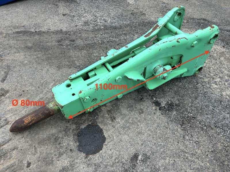 Tractopelles / peles 6 / 8 Tonnes - 355 Kgs - Martelo hidráulico por Máquina de construção: foto 1 Tractopelles / peles 6 / 8 Tonnes - 355 Kgs - Martelo hidráulico por Máquina de construção: foto 1