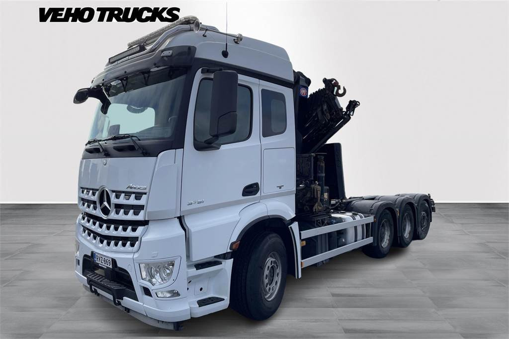 Mercedes-Benz Arocs 3251 8x4*4 - HMF 32 tm - Koukku - Camião grua: foto 1 Mercedes-Benz Arocs 3251 8x4*4 - HMF 32 tm - Koukku - Camião grua: foto 1