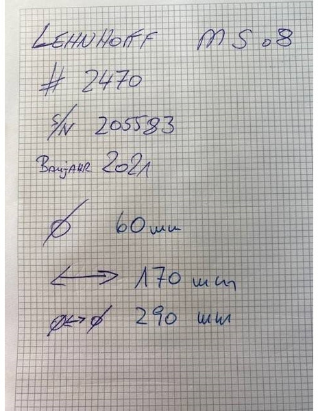 Acoplamento rápido por Máquina de construção Lehnhoff (99002470) mech. SW Lehnhoff MS 08: foto 17 Acoplamento rápido por Máquina de construção Lehnhoff (99002470) mech. SW Lehnhoff MS 08: foto 17