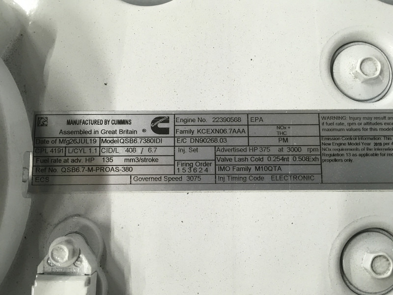 Motor novo Cummins QSB6.7 CPL4191 NEW: foto 6